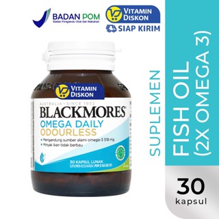BLACKMORES OMEGA DAILY ODOURLESS BPOM KALBE - 30 CAPS
