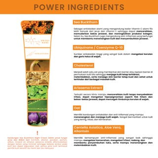 KLEVERU SEA BUCKTHORN NIGHT CREAM 30GR