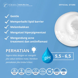 TERATU BEAUTY CERAMIDE GENTLE FACIAL CLEANSER 30ML
