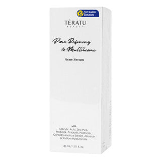 TERATU BEAUTY PORE REFINING AND MULTIBIOME ACNE SERUM 30ML
