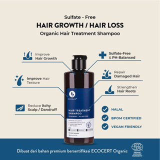 EUCALIE ORGANIC HAIR GROWTH HAIR LOSS TREATMENT SHAMPOO 50ML