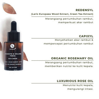 EUCALIE HAIR GROWTH ANTI HAIR FALL TONIC ORGANIC SERUM STRENGTH AND VOLUME 30ML