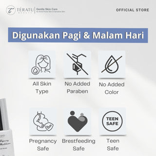 TERATU BEAUTY PORE REFINING AND MULTIBIOME ACNE SERUM 30ML