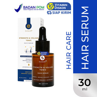 EUCALIE HAIR GROWTH ANTI HAIR FALL TONIC ORGANIC SERUM STRENGTH AND VOLUME 30ML