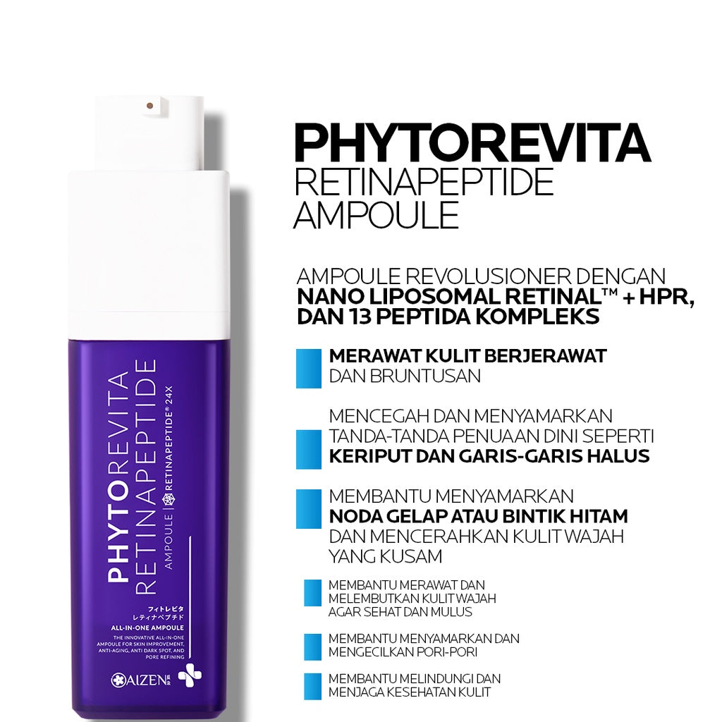 AIZEN PHYTOREVITA RETINAPEPTIDE AMPOULE ESSENCE 20ML