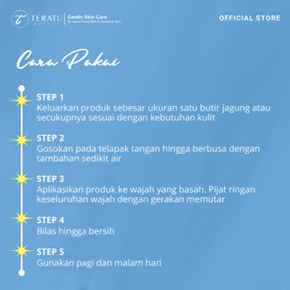 TERATU BEAUTY CERAMIDE GENTLE FACIAL CLEANSER 100ML