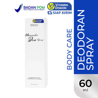 TERATU BEAUTY MIRACLE DEO SPRAY DEODORANT 60ML
