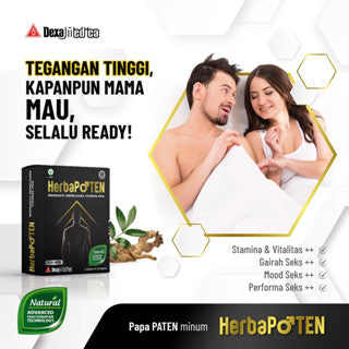 HERBAPOTEN 30 KAPLET SUPLEMEN VITALITAS STAMINA PRIA HERBAL