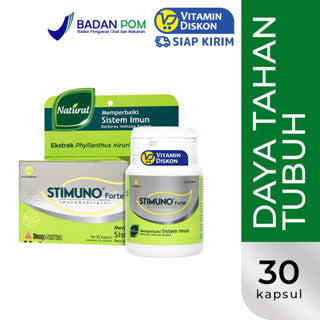 STIMUNO FORTE 30 KAPSUL MEMPERBAIKI SISTEM IMUN