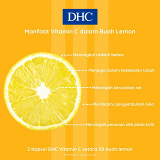 DHC SUPPLEMENT VITAMIN C 14 KAPSUL