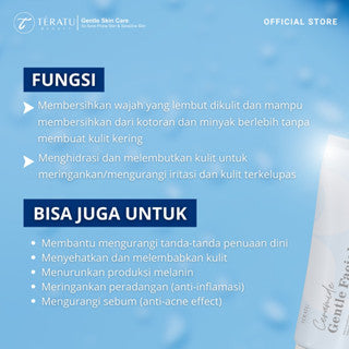 TERATU BEAUTY CERAMIDE GENTLE FACIAL CLEANSER 30ML