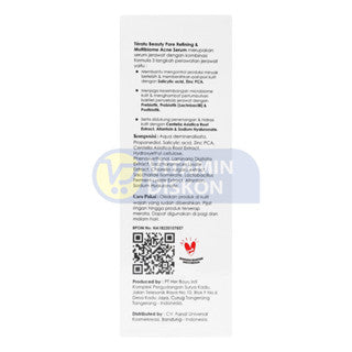TERATU BEAUTY PORE REFINING AND MULTIBIOME ACNE SERUM 30ML