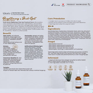 TERATU BEAUTY BRIGHTENING AND DARK SPOT TREATMENT 30ML