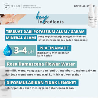 TERATU BEAUTY MIRACLE DEO SPRAY DEODORANT 60ML