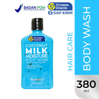 BEAMARRY COCONUT MILK MOISTURE BODY WASH WITH LOTION 380ML