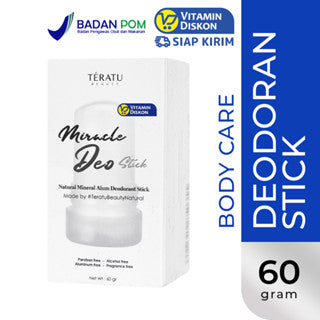 TERATU BEAUTY MIRACLE DEO STICK DEODORANT 60 GR