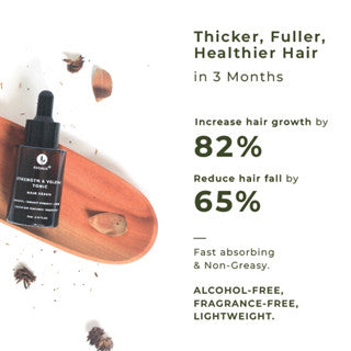 EUCALIE HAIR GROWTH ANTI HAIR FALL TONIC ORGANIC SERUM STRENGTH AND VOLUME 30ML