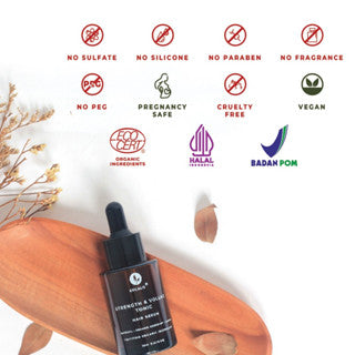 EUCALIE HAIR GROWTH ANTI HAIR FALL TONIC ORGANIC SERUM STRENGTH AND VOLUME 30ML