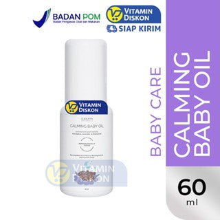 CAHAYA NATURALS CALMING BABY OIL 60ML