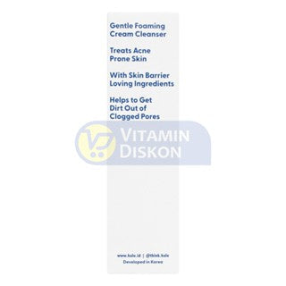 HALE CLEANSE ZIT OFF LOW PH ACNE CREAM WASH 85GR