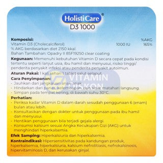 HOLISTICARE D3 1000 30 TABLET