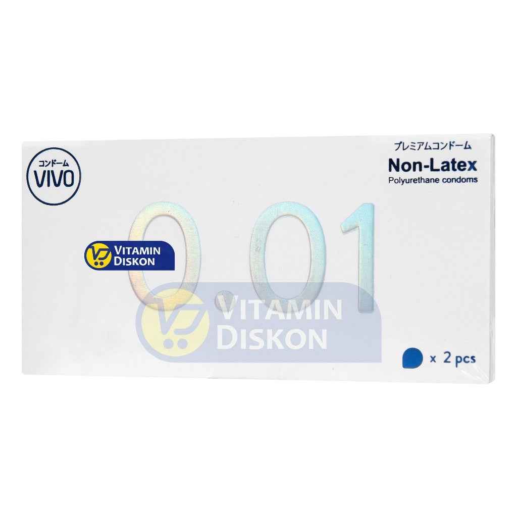 VIVO KONDOM SUPER THIN NON LATEX 0.01 ISI 2 PCS