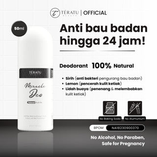 TERATU BEAUTY MIRACLE DEO NATURAL ROLL ON 50ML