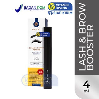 EUCALIE ORGANIC LASH & BROW SERUM BULU MATA ALIS - CASTOR PEPTIDE 4ML
