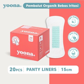 YOONA PANTY LINERS 15CM - 20 PADS