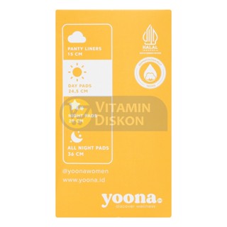YOONA DAY PADS 24,5CM - 10 PADS