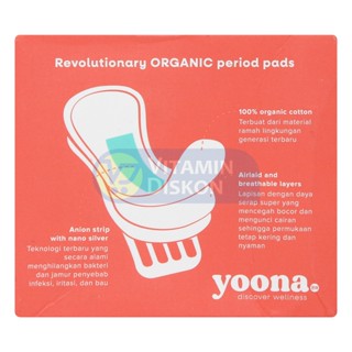 YOONA PANTY LINERS 15CM - 20 PADS
