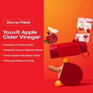 YOUVIT APPLE CIDE VINEGAR GUMMY - ISI 14 PCS