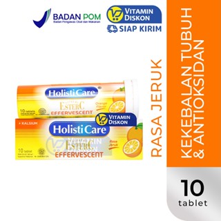 HOLISTICARE ESTER C EFFERVESCENT ORANGE - ISI 10 TABLET