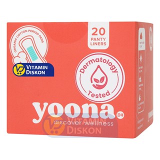 YOONA PANTY LINERS 15CM - 20 PADS