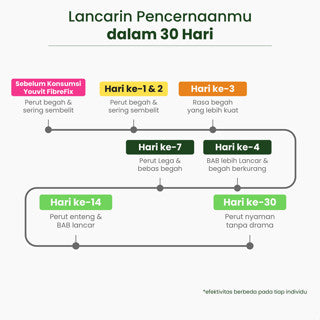 YOUVIT FIBREFIX MINUMAN SERBUK PSYLLIUM HUSK & INULIN 1 SACHET