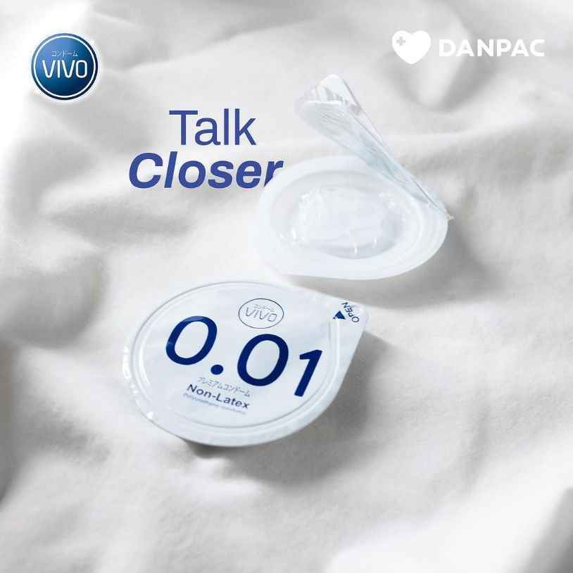 VIVO KONDOM SUPER THIN NON LATEX 0.01 ISI 2 PCS