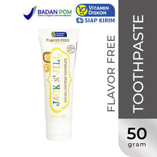 JACK N' JILL NATURAL TOOTHPASTE FLAVOR FREE 50G