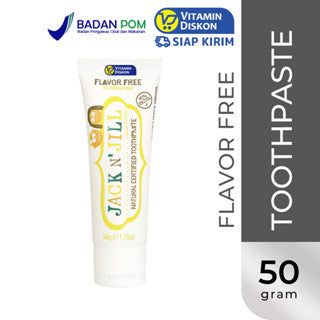 JACK N' JILL NATURAL TOOTHPASTE FLAVOR FREE 50G