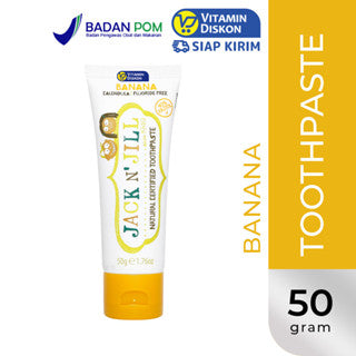 JACK N' JILL NATURAL TOOTHPASTE ORGANIC BANANA 50G