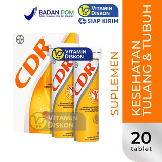 CDR EFFERVESCENT - 20 TABLET