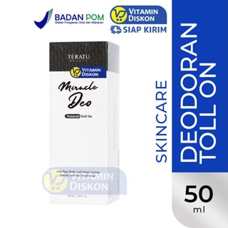 TERATU BEAUTY MIRACLE DEO NATURAL ROLL ON 50ML