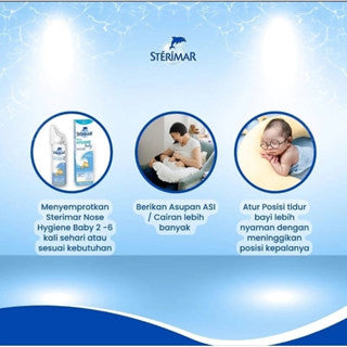 STERIMAR NOSE HYGIENE BABY GENTLY CLEANSES AND PREVENT COLDS 50ML