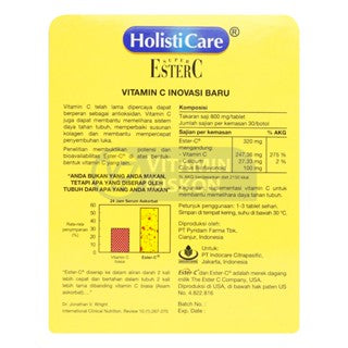 HOLISTICARE ESTER C 30 TABLET