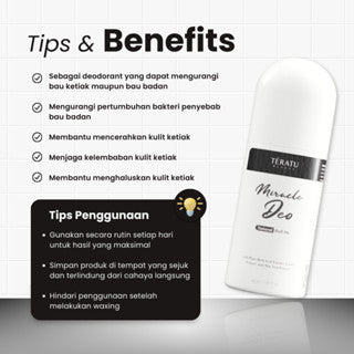 TERATU BEAUTY MIRACLE DEO NATURAL ROLL ON 50ML