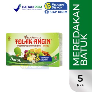 SIDOMUNCUL TOLAK ANGIN BATUK - 1 BOX ( 5 PC)