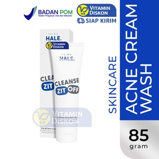 HALE CLEANSE ZIT OFF LOW PH ACNE CREAM WASH 85GR