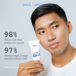 HALE CLEANSE ZIT OFF LOW PH ACNE CREAM WASH 85GR