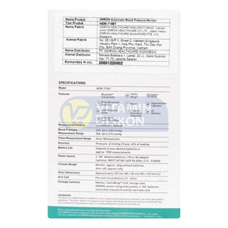 OMRON TENSIMETER DIGITAL HEM-7156T