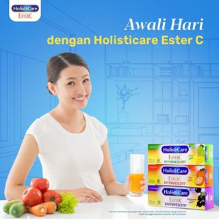 HOLISTICARE ESTER C EFFERVESCENT BLACKCURRANT - ISI 10 TABLET