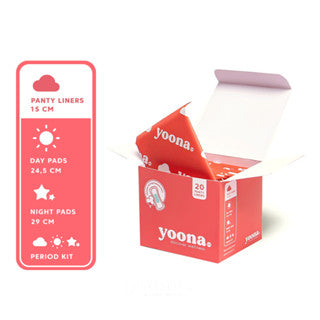YOONA PANTY LINERS 15CM - 20 PADS